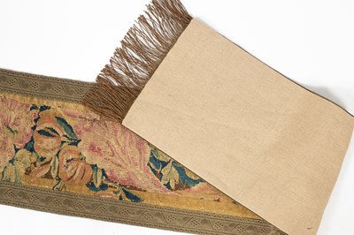 Lot 30 - A 17th Century tapestry fragment table runner