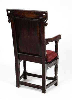 Lot 35 - A James I oak armchair