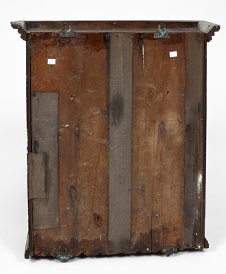 Lot 36 - A George II oak hanging cupboard