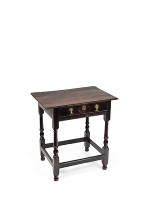 Lot 61 - A William & Mary oak side table