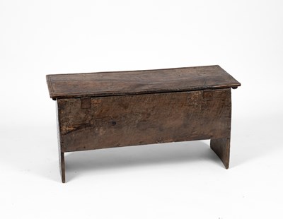 Lot 67 - A James I oak six-plank chest