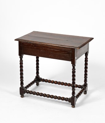 Lot 42 - A William & Mary oak side table