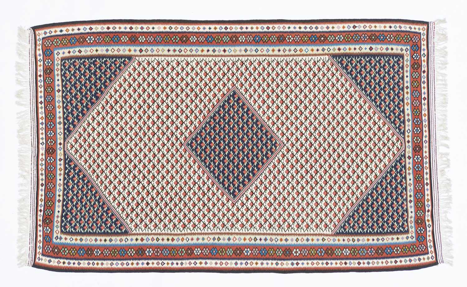 Lot 18 - A Senneh kilim rug