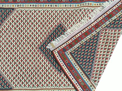 Lot 18 - A Senneh kilim rug