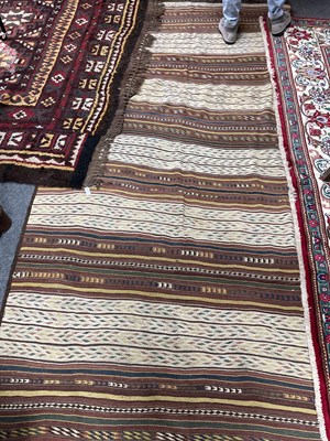 Lot 626 - A finely woven Safid kilim