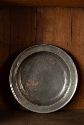 Lot 200 - An English pewter deep welled bowl