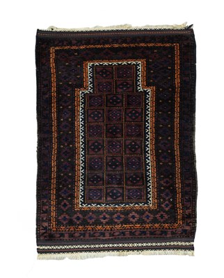 Lot 469 - A Tiamani Beluch prayer rug