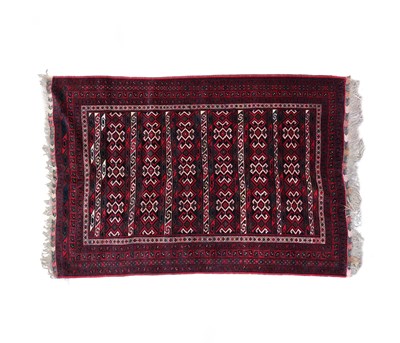 Lot 473 - An Afghan Bokhara carpet