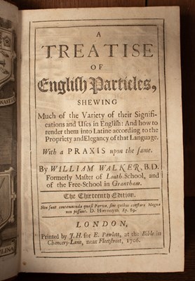 Lot 352 - English Language and Grammar