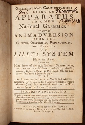 Lot 352 - English Language and Grammar