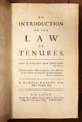 Lot 356 - Law of Tenures