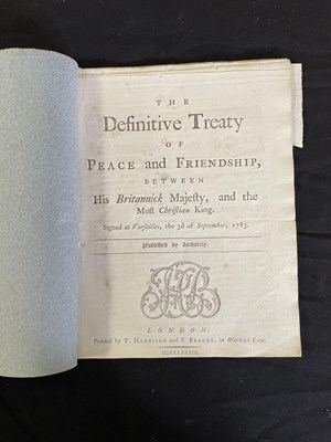 Lot 405 - Treaty of Versailles