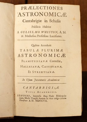 Lot 412 - Astronomy: Whiston (William) Praelectiones astronomicae