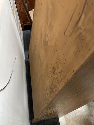 Lot 577 - An Arts & Crafts style limed oak bookcase