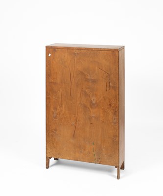 Lot 577 - An Arts & Crafts style limed oak bookcase