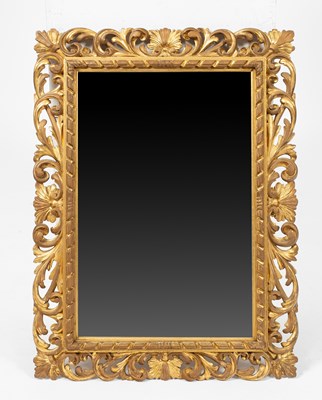 Lot 341 - A small Florentine gilt framed mirror