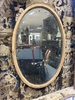 Lot 191 - A patchwork tapestry panelled alcove mirror