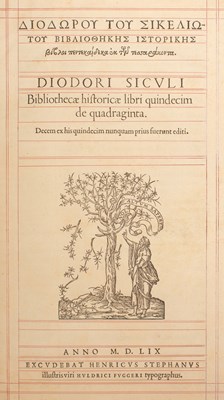 Lot 454 - Diodorus (Siculus) Diodori Siculi Bibliothecae Historicae