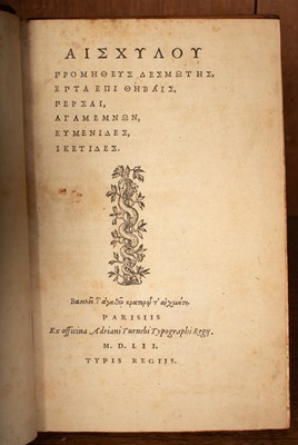 Lot 458 - 16th century Volumes
