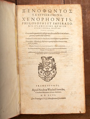 Lot 460 - [Xenophon] Xenophontis Philosophi et Imperatoris Clarissimi