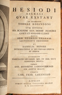 Lot 473 - Classical Works - 18th century volumes