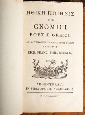 Lot 473 - Classical Works - 18th century volumes