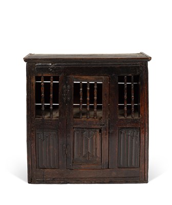 Lot 126 - A James I oak food hutch