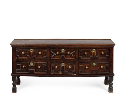 Lot 127 - A Charles II oak dresser base