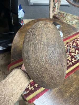 Lot 45 - An unpolished coco de mer