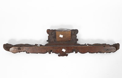 Lot 66 - An 18th century French carved walnut cresting