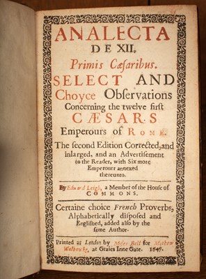 Lot 486 - Caesar (Caius Julius) The Commentaries