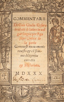 Lot 507 - Caesar (Caius Julius) Commentarii di Caio Giulio Cesare