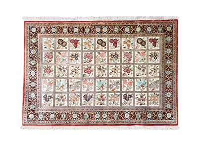 Lot 480 - A fine Hereke 'garden' rug