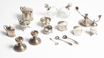 Lot 87 - A quantity of silver cruets