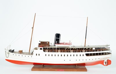 Lot 798 - A kit built scale model of SS Bohuslam