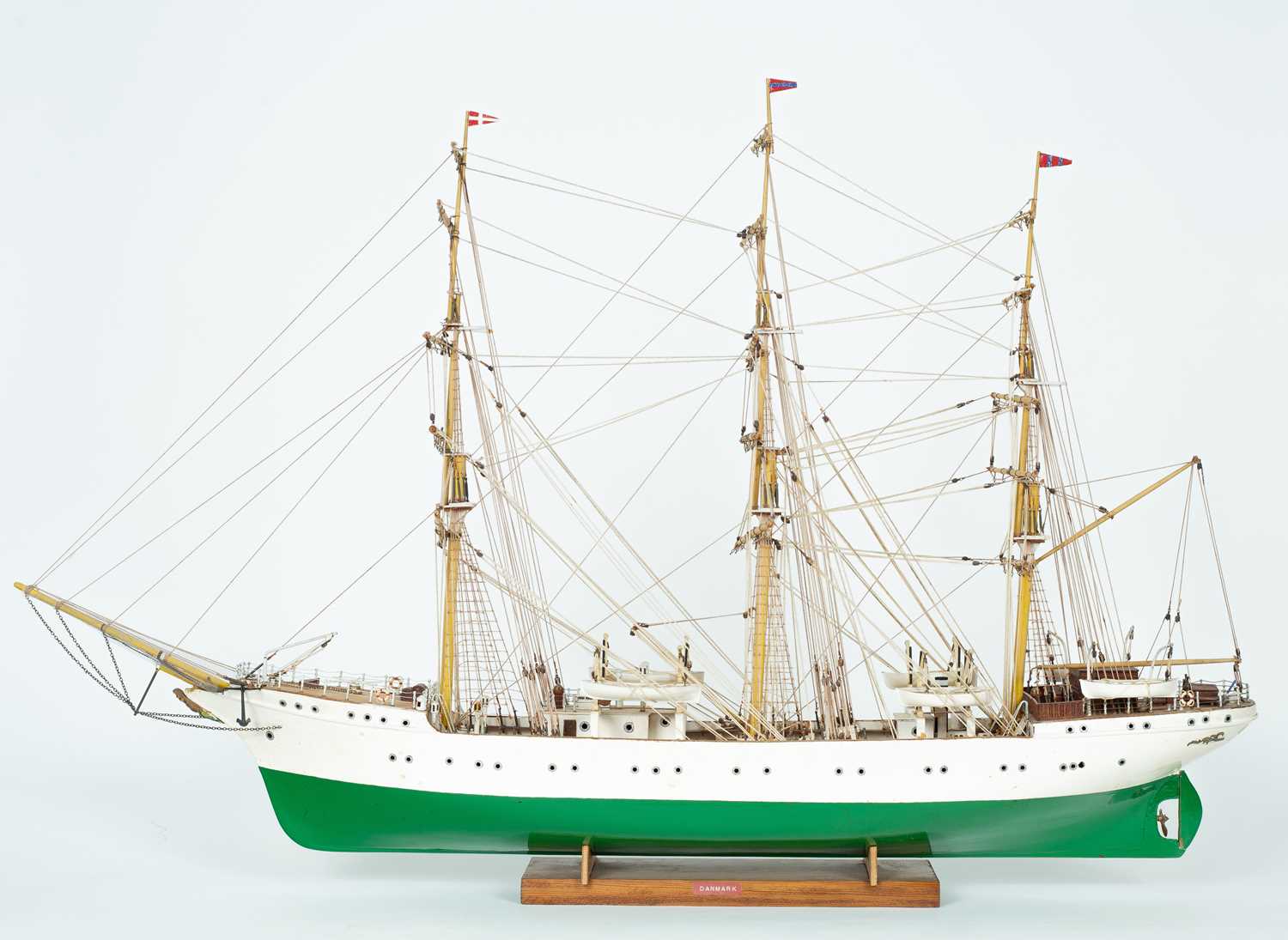 Lot 799 - A kit built scale model of a Danish