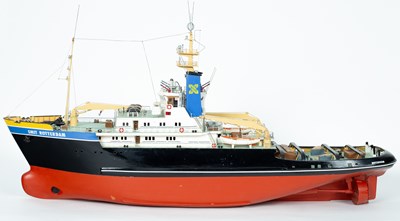 Lot 801 - A kit built model of an ocean-going tug