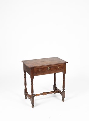 Lot 185 - A 17th Century oak side table