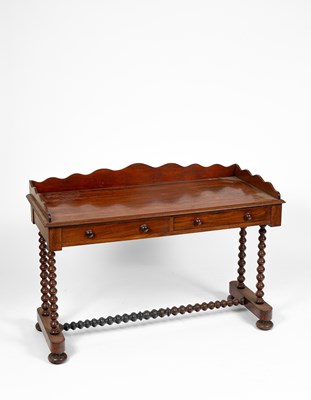 Lot 412 - A Victorian mahogany washstand