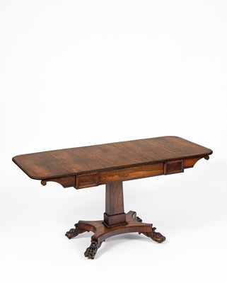 Lot 379 - A George IV rosewood sofa table