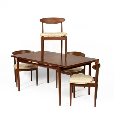 Lot 604 - Ib Kofod Larsen (1921-2003) for G Plan, a mid Century extending teak dining table