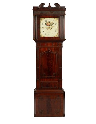 Lot 446 - A 19th Century mahogany longcase clock