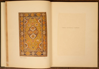 Lot 608 - Two Early Exhibition Catalogues of Carpets in America