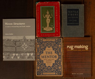 Lot 623 - A collection of books on Carpet-making and Weaving Techniques