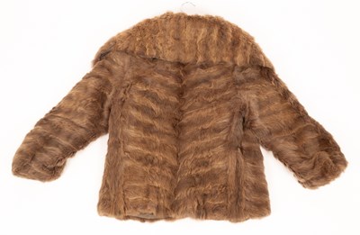 Lot 651 - A white rabbit fur cape