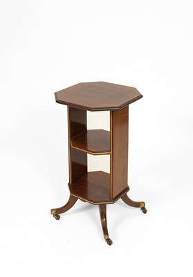 Lot 688 - An Edwardian book stand