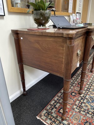 Lot 273 - A Regency mahogany breakfront sideboard