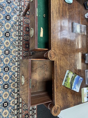 Lot 273 - A Regency mahogany breakfront sideboard