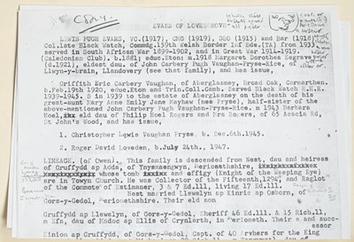 Lot 250 - Yorke (Philip) The Royal Tribes of Wales