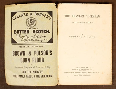 Lot 898 - Kipling (Rudyard) The Phantom Rickshaw & other Eerie Tales